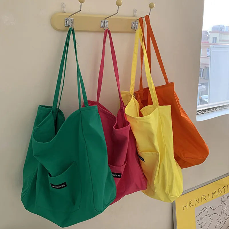Korean style Canvas Tote Bags For Women - ElegenceTote