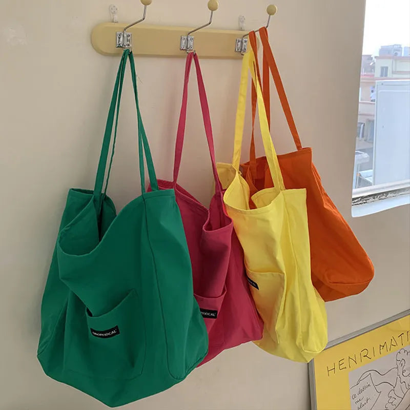 Korean style Canvas Tote Bags For Women - ElegenceTote