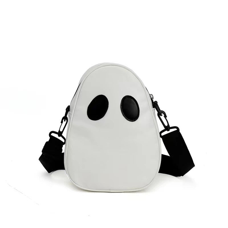 Unisex Halloween Cartoon Ghost Pu Crossbody Bags - ElegenceTote