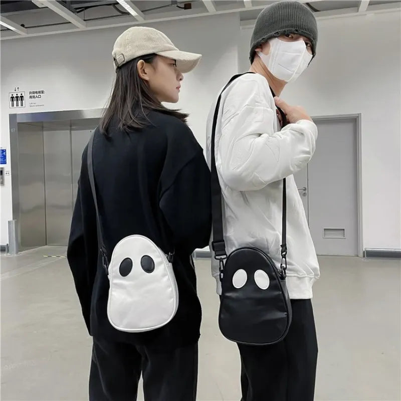 Unisex Halloween Cartoon Ghost Pu Crossbody Bags - ElegenceTote