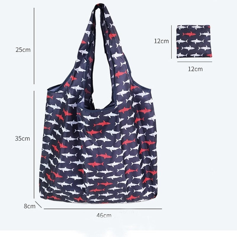 Printing Foldable Eco-Friendly Tote Folding Pouch Handbags - ElegenceTote