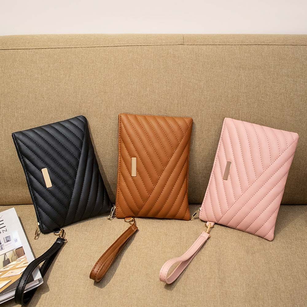 Hot HQ Stylish Pu Leather Wristlet Bag - ElegenceTote