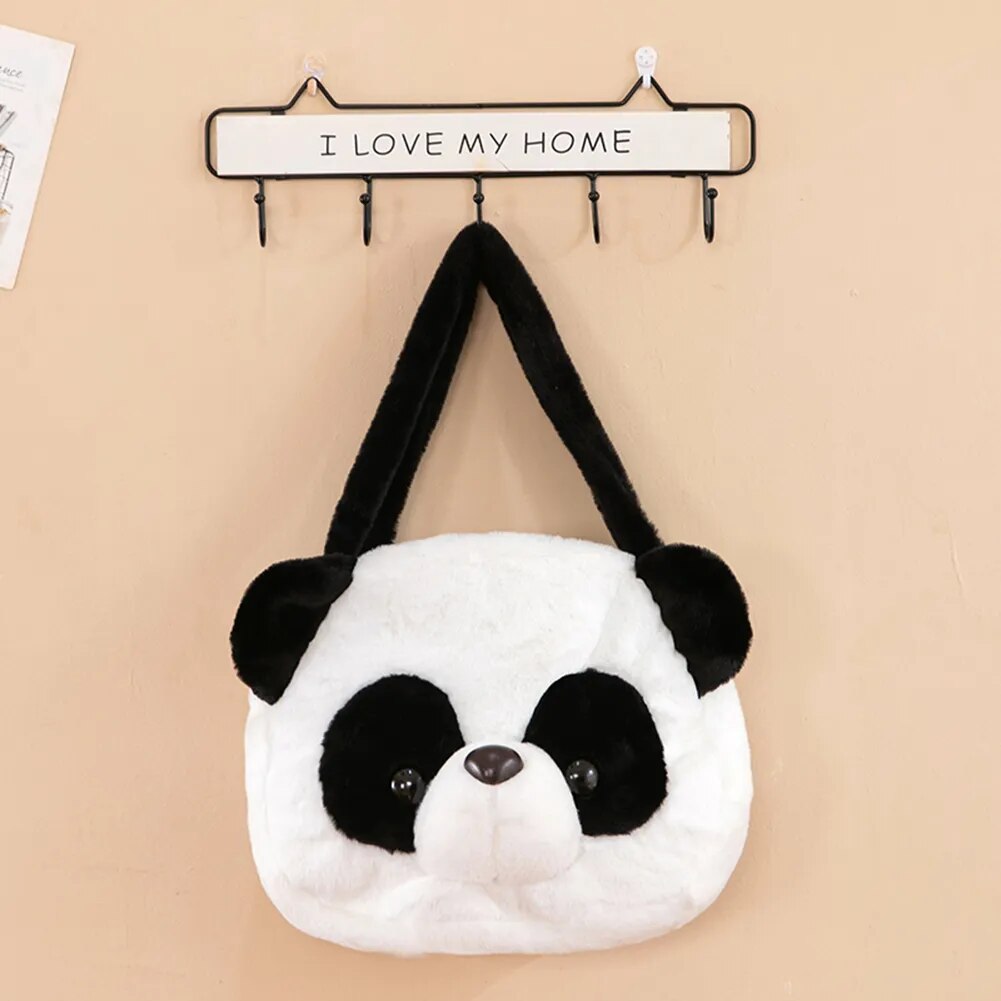 Bags Black White Cute Cartoon Panda Backpacks - ElegenceTote