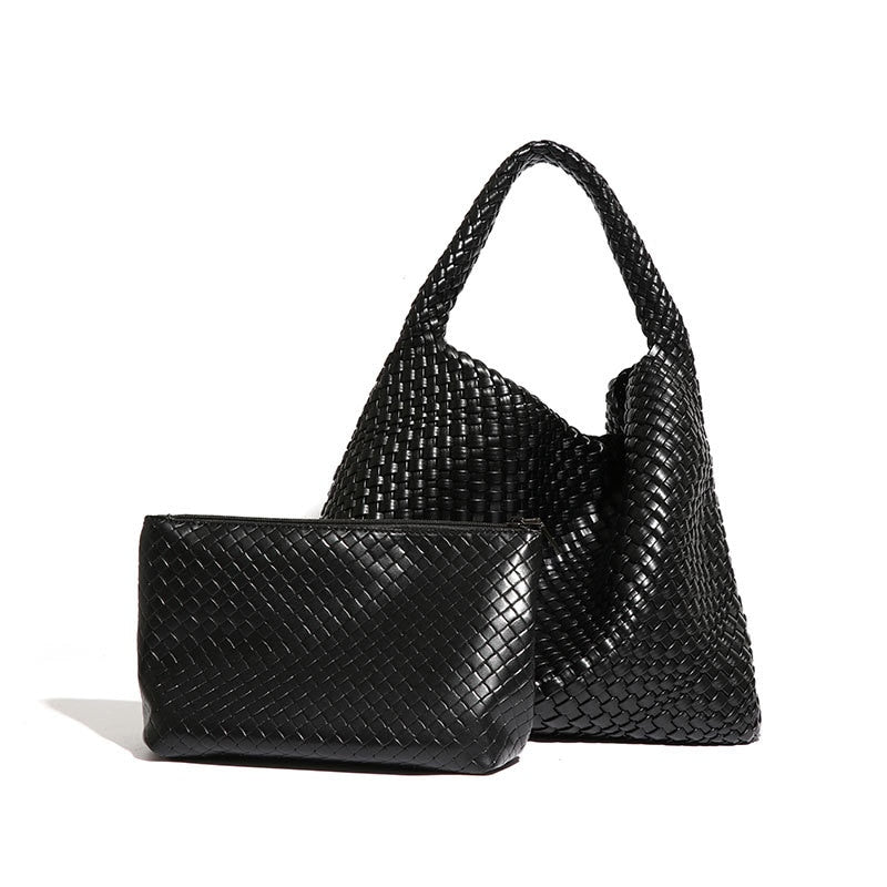 Vegan PU Leather Tote Bag - ElegenceTote