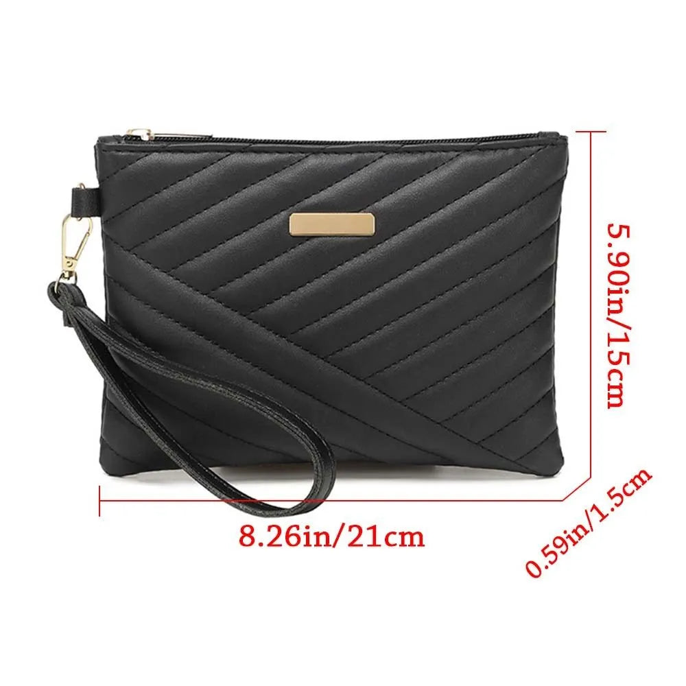 Hot HQ Stylish Pu Leather Wristlet Bag - ElegenceTote